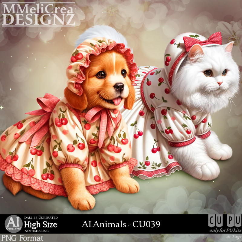 (image for) AI - ANIMALS CU039 (CU4PU/PNG)